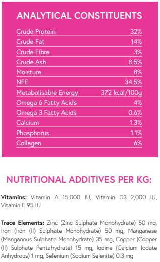 Superfood65 British Free Range Chicken with Ginger, Pomegranate, Kale, Artichoke & Blueberry