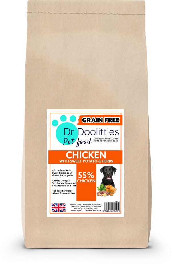 Grain Free Chicken, Sweet Potato & Herbs