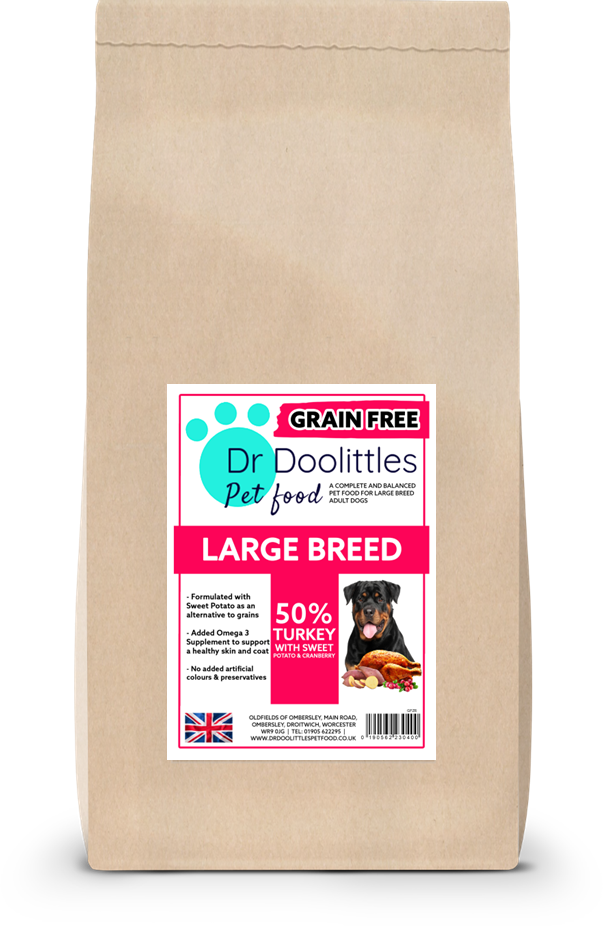 Grain Free Large-Breed Turkey, Sweet Potato & Cranberry