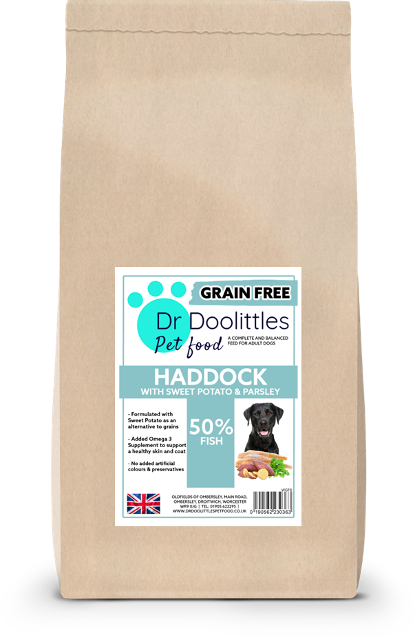 Grain Free Haddock with Sweet Potato & Parsley