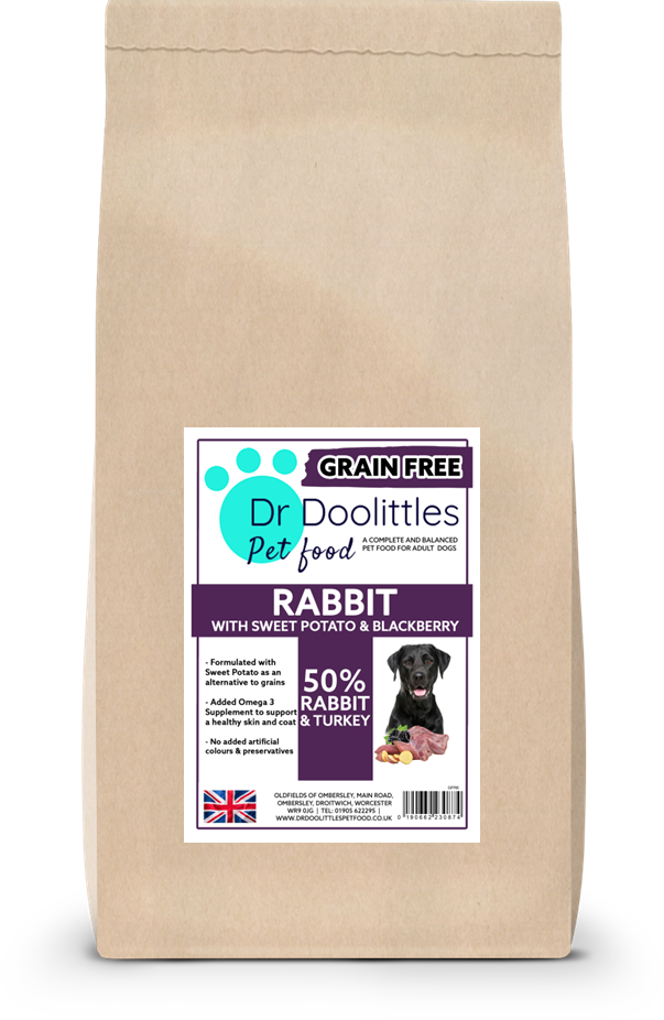 Grain Free Rabbit, Sweet Potato & Blackberry