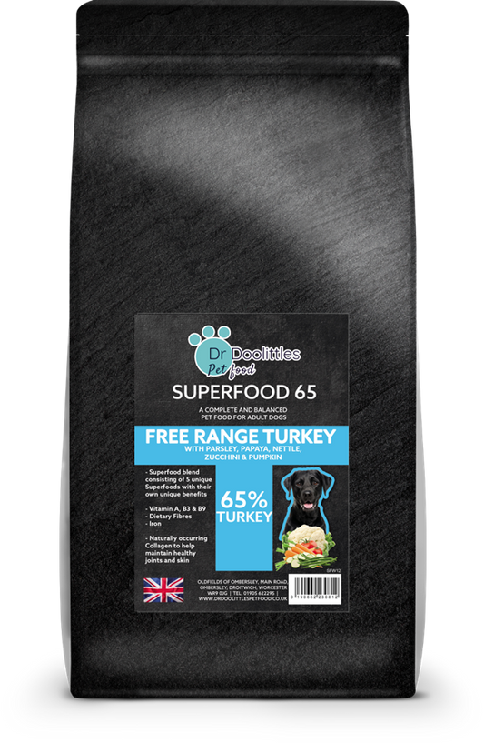 Superfood65 Free Range Turkey with Parsley, Papaya, Nettle, Zucchini & Pumpkin