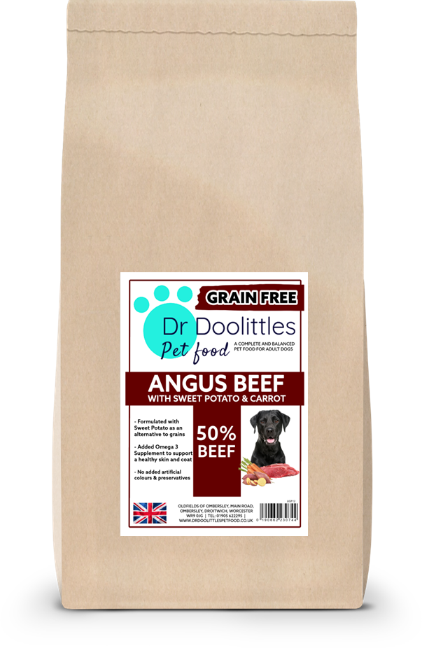 Grain Free Angus Beef with Sweet Potato & Carrot