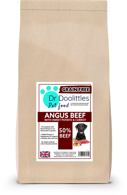 Grain Free Angus Beef with Sweet Potato & Carrot
