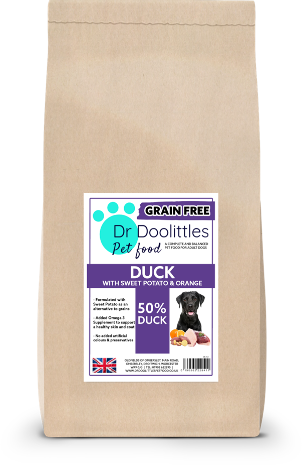 Grain Free Duck, Sweet Potato & Orange