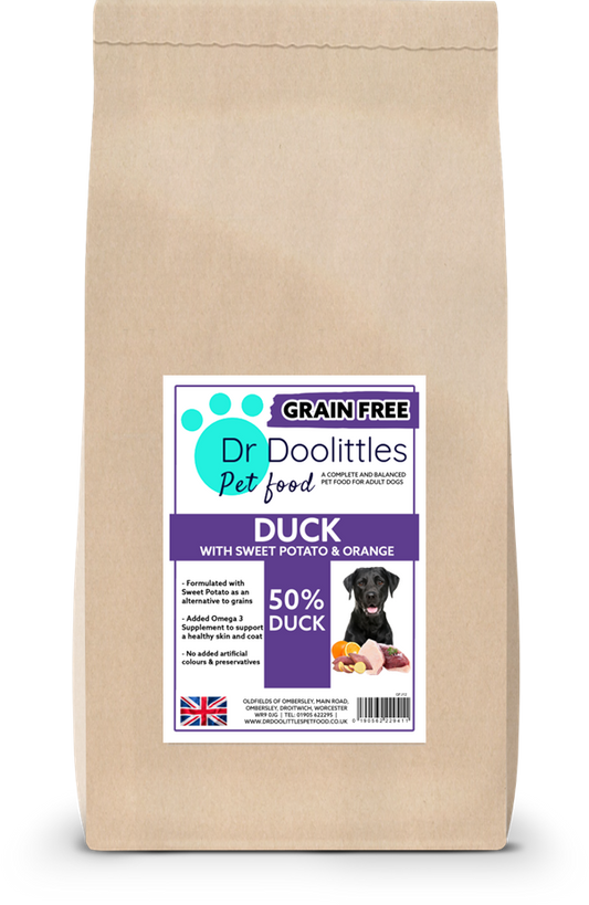 Grain Free Duck, Sweet Potato & Orange