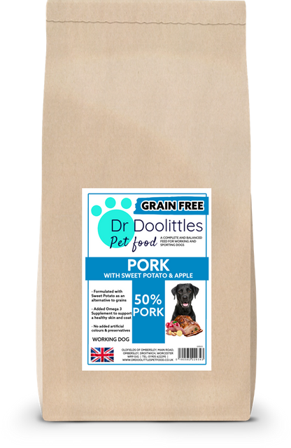 Grain Free Pork, Sweet Potato & Apple