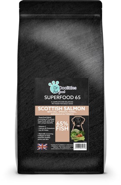 Superfood 65 Salmon with Dill, Spinach, Fennel, Asparagus & Tomato