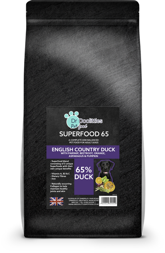 Superfood 65 Duck with Parsnip, Orange, Asparagus & Pumpkin