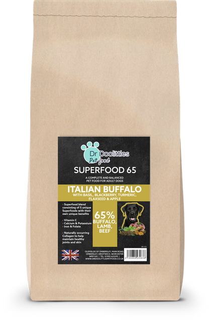 Superfood65 Italian Buffalo with Basil, Blackberry, Turmeric, Flaxseed & Apple