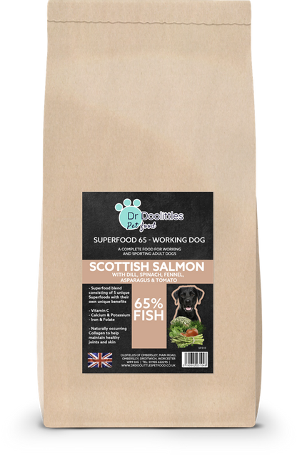 Superfood 65 Salmon with Dill, Spinach, Fennel, Asparagus & Tomato