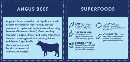 Superfood 65 Puppy Angus Beef with Carrot, Green Beans, Cauliflower, Tomato & Courgette