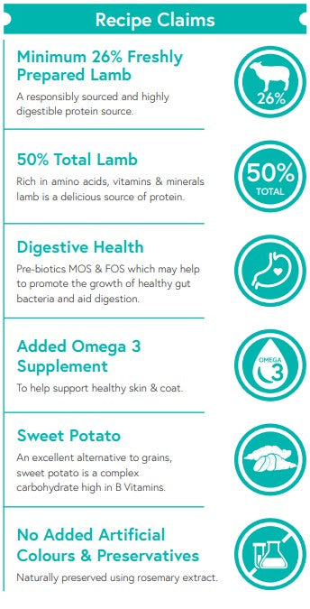 Grain Free Small Breed Lamb with Sweet Potato & Mint